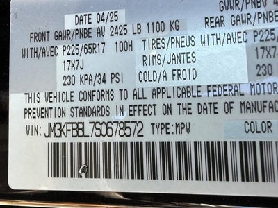 2025 Mazda Mazda CX-5 2.5 S Select Package AWD