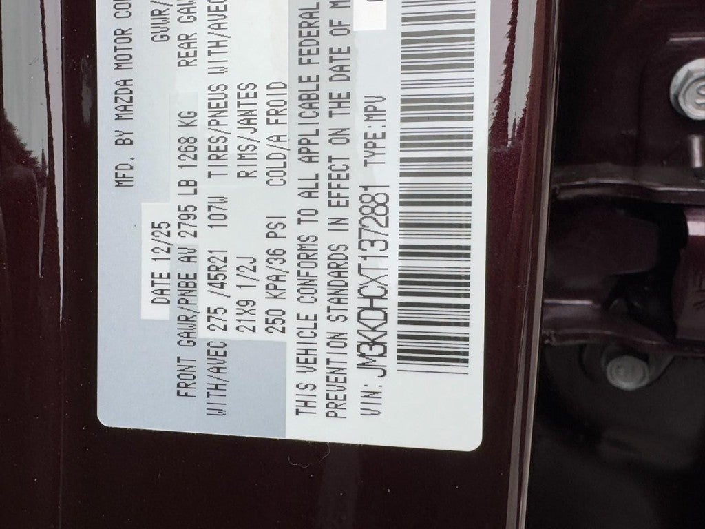 2026 Mazda Mazda CX-90 3.3 Turbo S Premium Sport