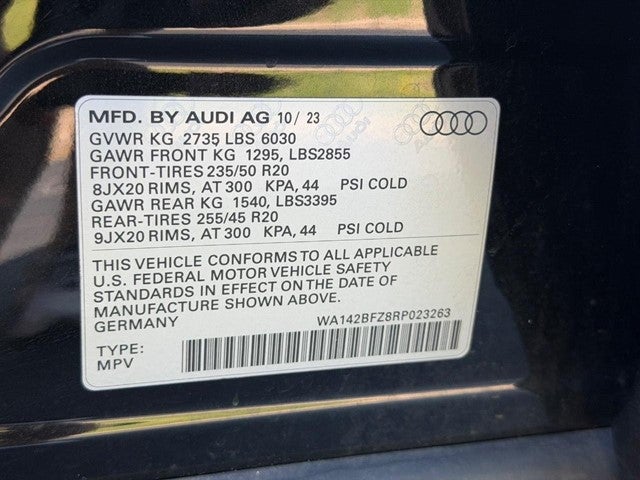 2024 Audi Q4 e-tron Sportback Prestige 50 quattro
