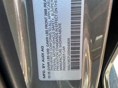 2025 Audi A5 Premium 2.0 TFSI quattro