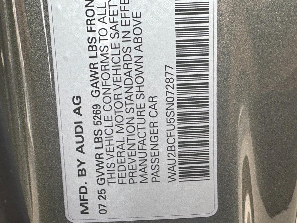 2025 Audi A5 Premium Plus 2.0 TFSI quattro