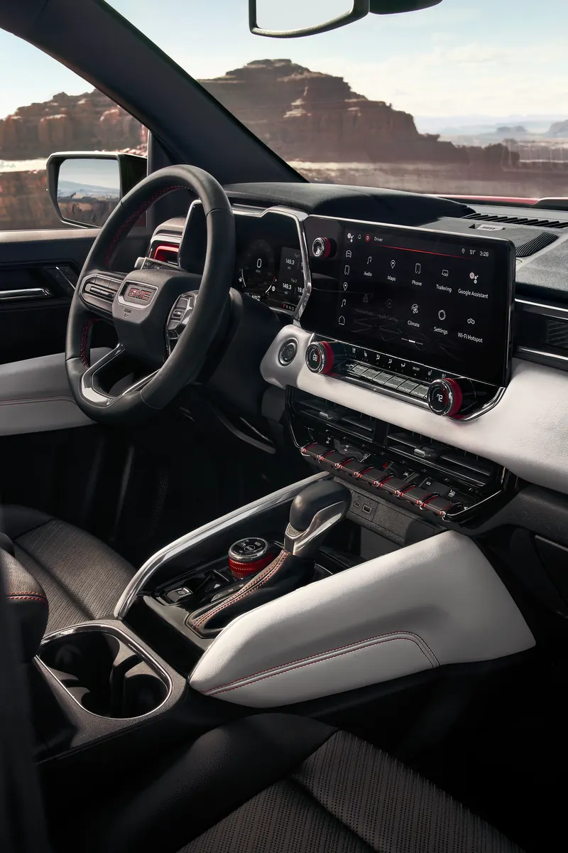 2026 GMC Canyon infotainment system at Bommarito Buick GMC in Ellisville MO
