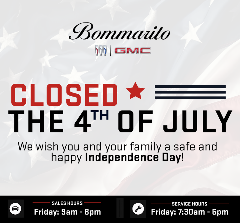 Closed July 4th