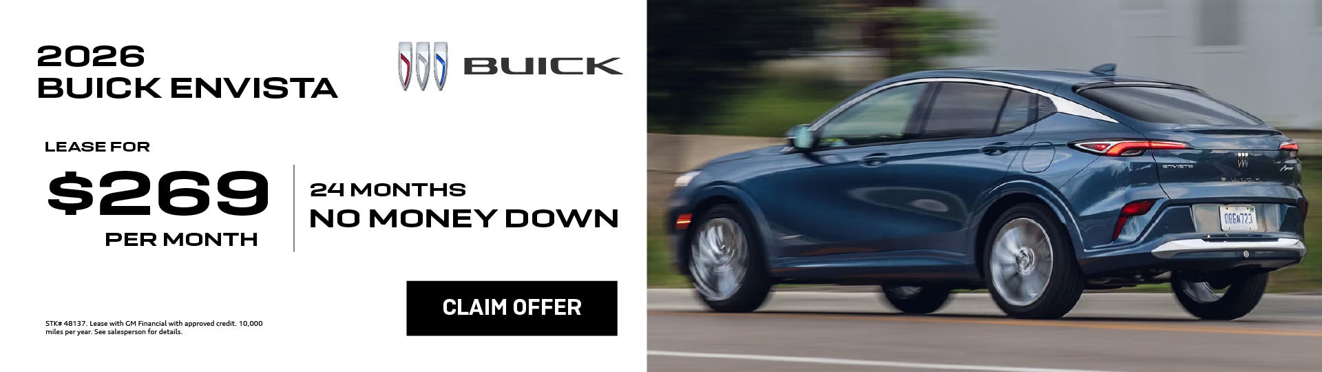 2026 Buick Envista Lease $269 per month