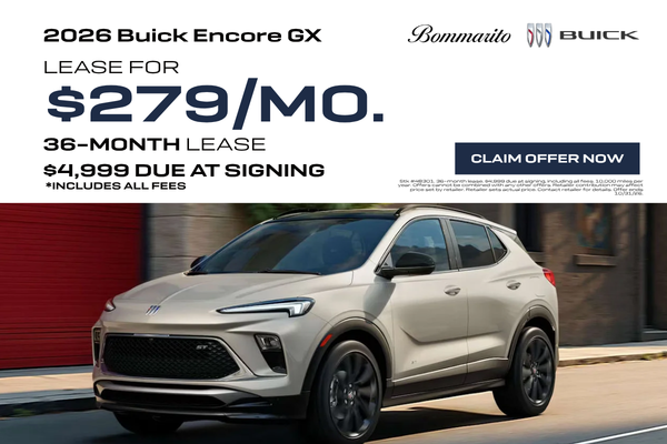 2026 Buick Encore GX Lease $279 Per Month