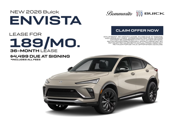 2026 Buick Envista Lease for $189 Per Month