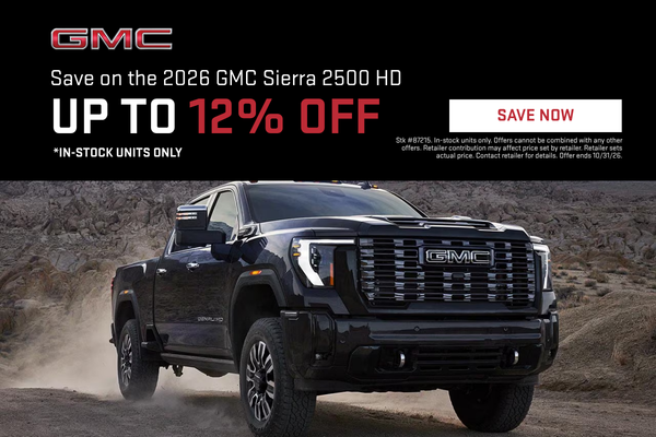 2026 GMC Sierra 2500 HD Up To 12% OFF