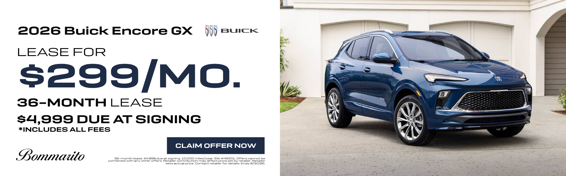 2026 Buick Encore GX Lease $299 Per Month