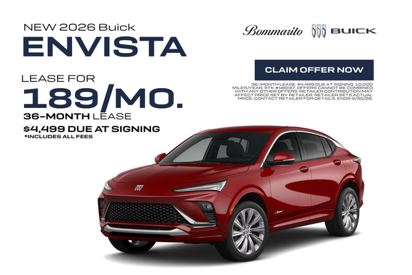 2026 Buick Envista Lease $189 Per Month
