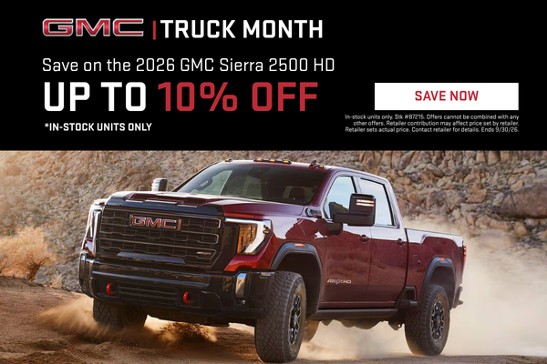 Up To10% OFF MSRP 2026 GMC Sierra 2500 HD